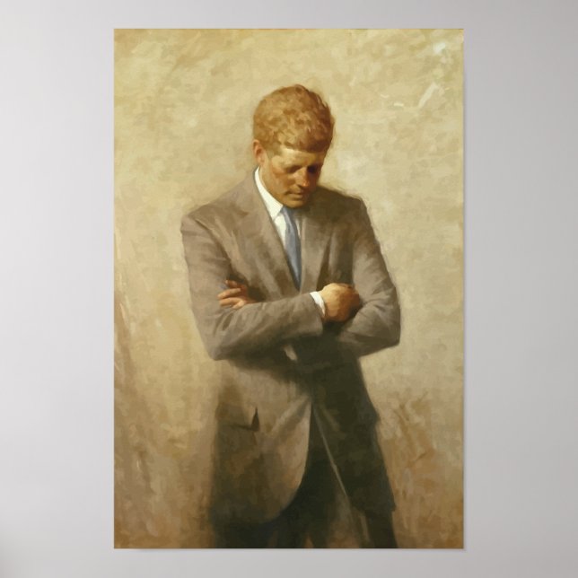 Poster John F. Kennedy Painting (Frente)