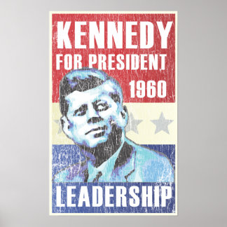 Poster John F. Kennedy Presidente Histórico JFK