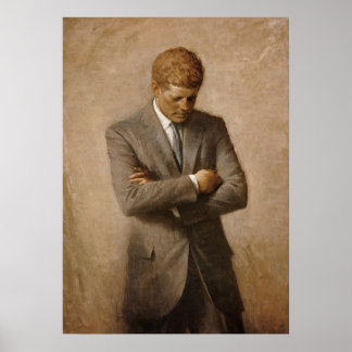Poster John F. Kennedy Retrato Presidencial