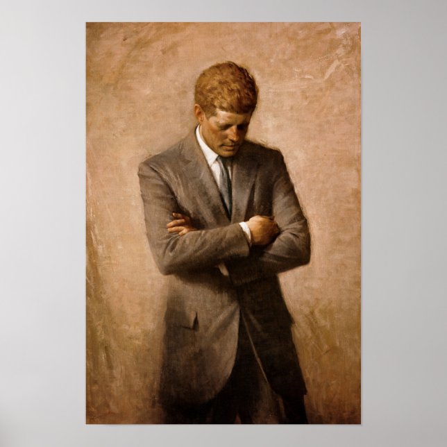 Poster John Fitzgerald Kennedy by Aaron Shikler (Frente)