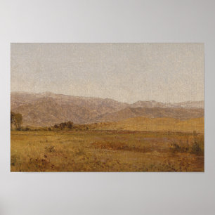 Poster John Frederick Kensett - escala nevado e montes