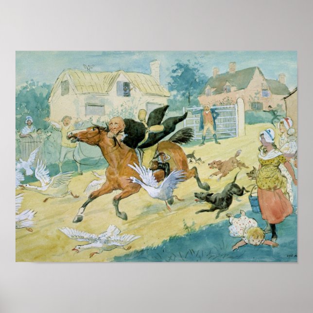 Pôster John Gilpin dirigindo-se a Edmonton (Frente)