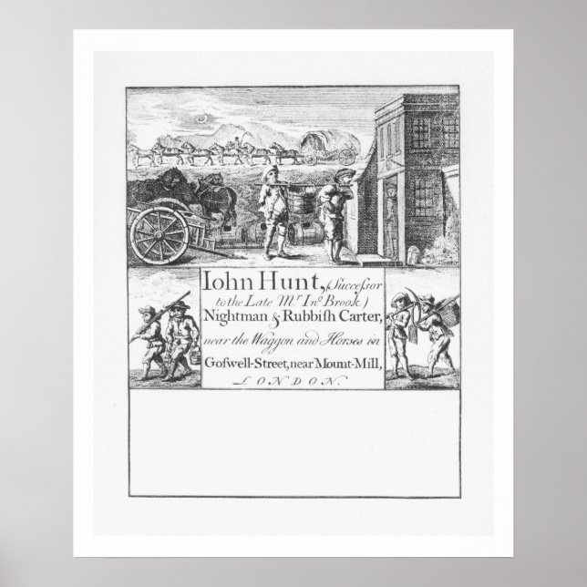 Poster John Hunt, Nightman e Rubish Carter, perto do W (Frente)