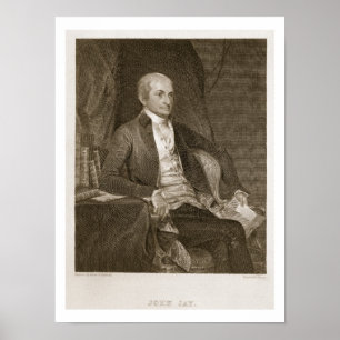 Pôster John Jay, gravado pelo calcinador Brown Durand