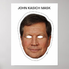 Poster John Kasich Mask
