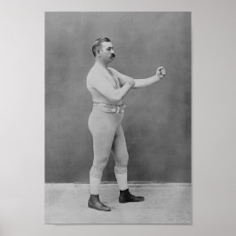Poster John L. Sullivan - Campeão de Boxing Pesado