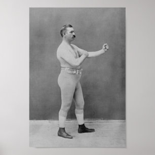 Poster John L. Sullivan - Campeão de Boxing Pesado