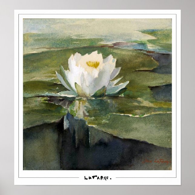 Poster John La Farge Cartaz de Arte Zedign #12 (Frente)