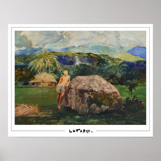 Poster John La Farge Cartaz de Arte Zedign #138 (Frente)