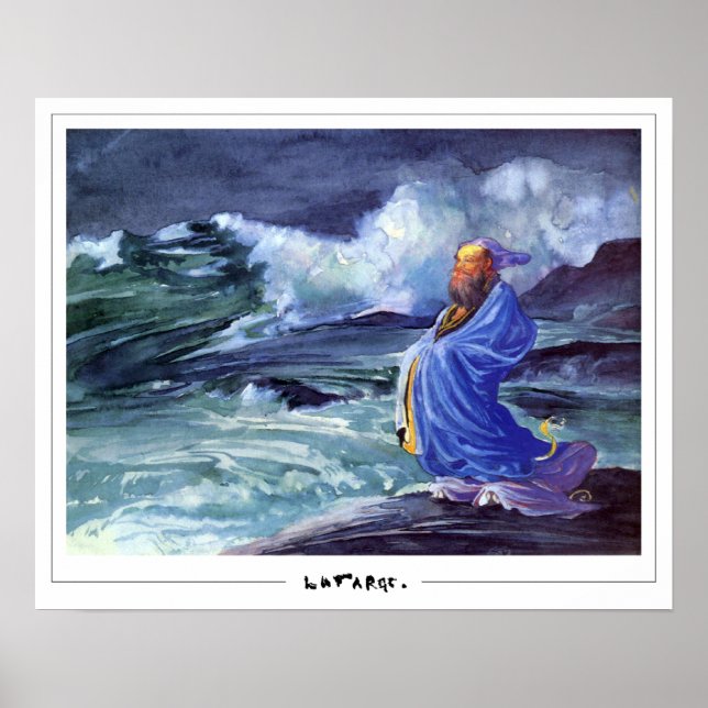 Poster John La Farge Cartaz de Arte Zedign #25 (Frente)
