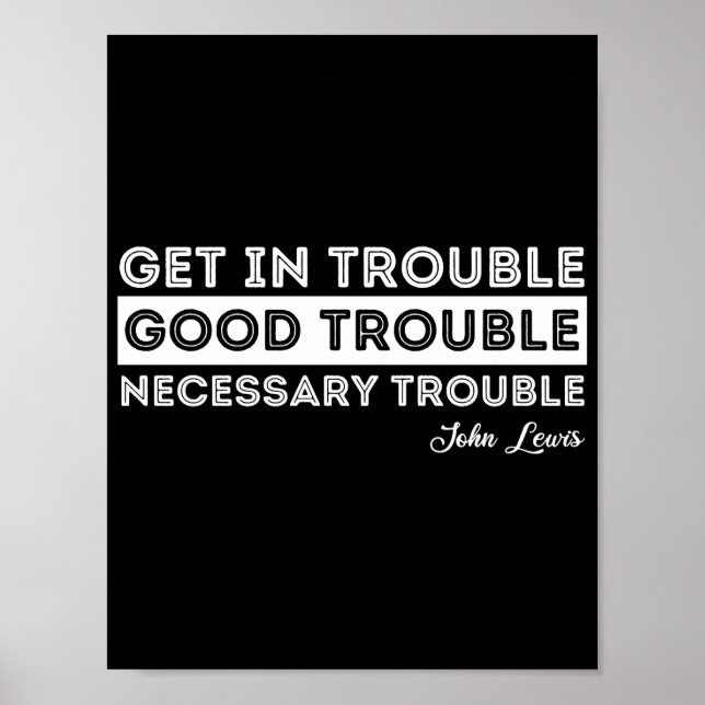 Poster John Lewis - Boa Citação de Problemas (Frente)