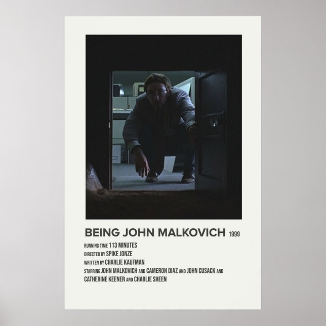 Poster john malkovich 1999 (Frente)