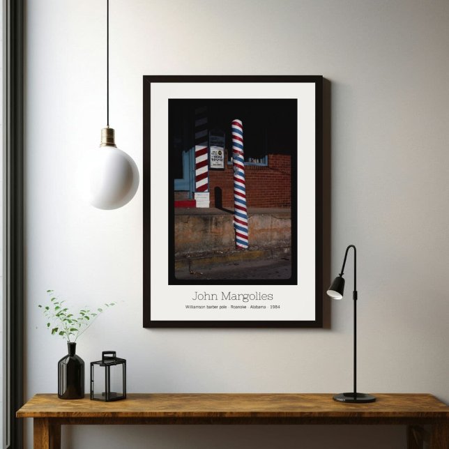 POSTER JOHN MARGOLIES - BARBER ROANOKE ALABAMA (Criador carregado)