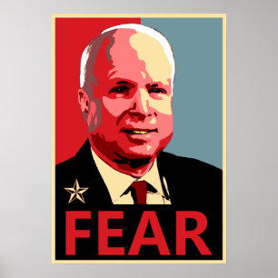 Pôster John McCain - medo