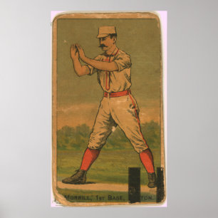Poster John Morrill, Boston Beaneaters