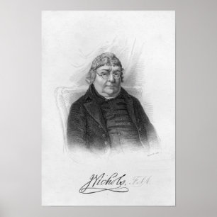 Pôster John Nichols, gravado por Woolnoth