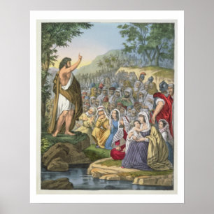 Poster John que Preaching na região selvagem, de um pri