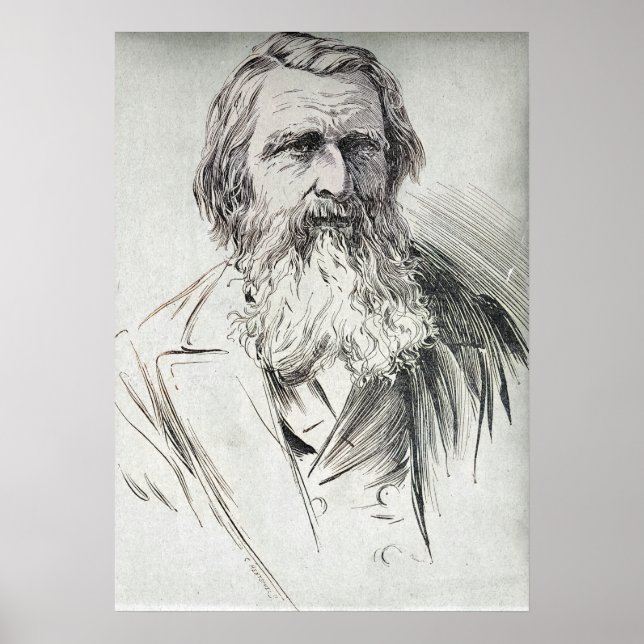 Poster John Ruskin - Autor (Frente)