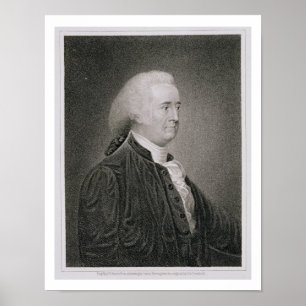 Poster John Rutledge (1739-1800), gravado por G.F.