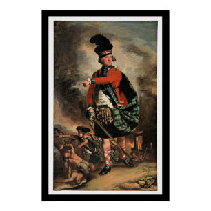 Pôster John S. Copley retrato de Hugh Montgomerie