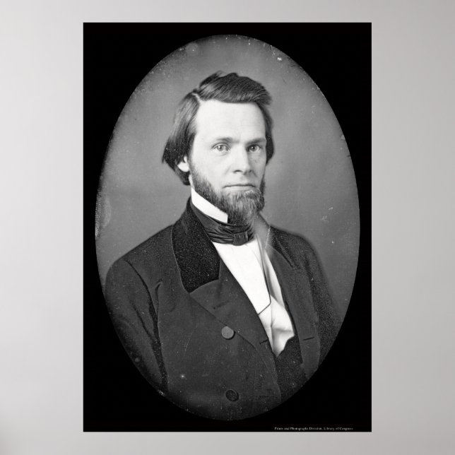 Pôster John Sherman Ohio Daguerreotype 1846 (Frente)