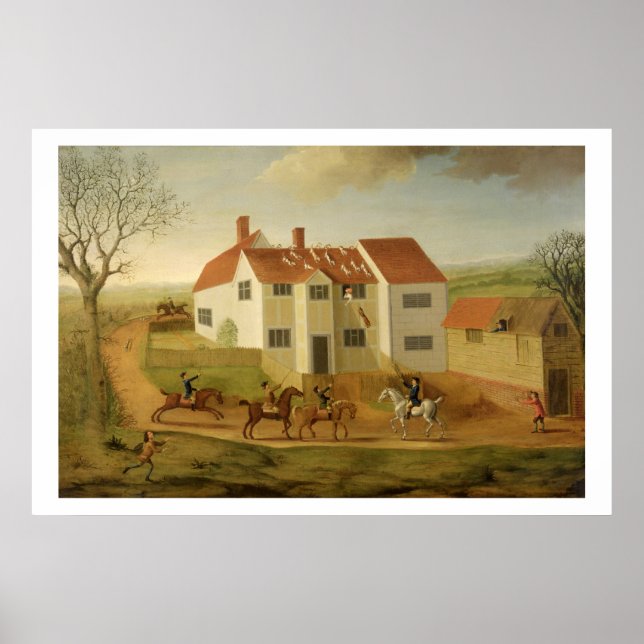 Pôster John Sidey e os seus cães numa fazenda perto de Ha (Frente)