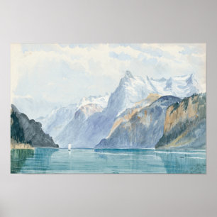 Poster John Singer Sargent - Bay of Uri, Brunnen