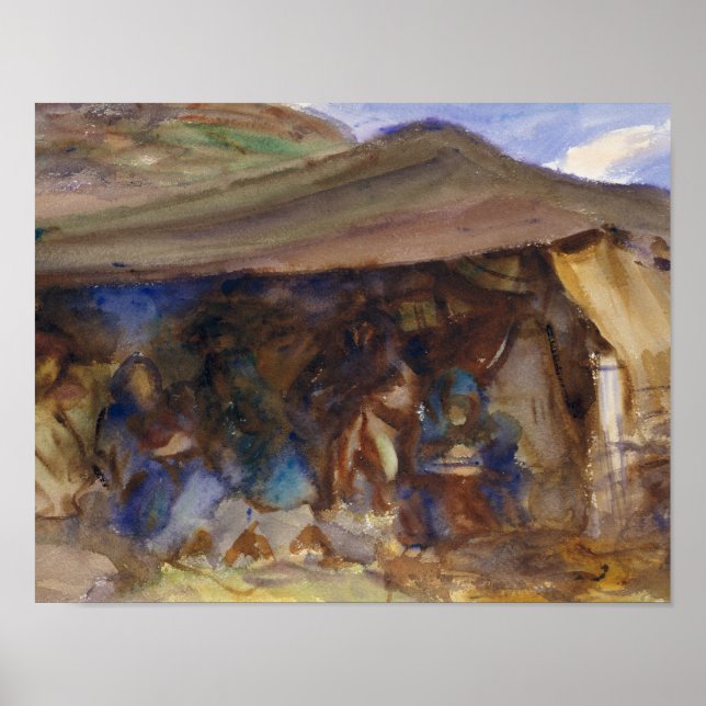 Poster John Singer Sargent - Bedouin Tent (Frente)