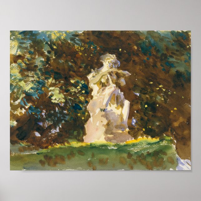 Poster John Singer Sargent - Boboli Garden, Florence (Frente)