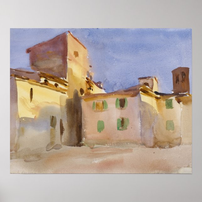 Poster John Singer Sargent - Borgo San Lorenzo (Frente)