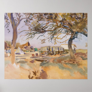 Poster John Singer Sargent - Campo Militar