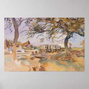 Poster John Singer Sargent - Campo Militar