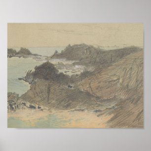 Poster John Singer Sargent - Costa Rocky