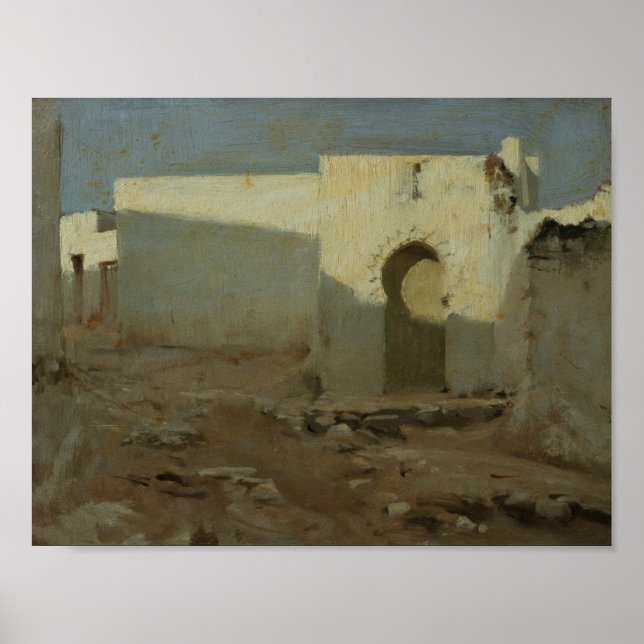 Poster John Singer Sargent - Edifícios mórbidos (Frente)
