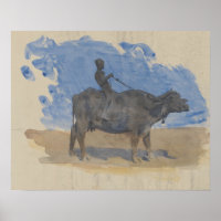 John Singer Sargent - Menino em Buffalo de Água