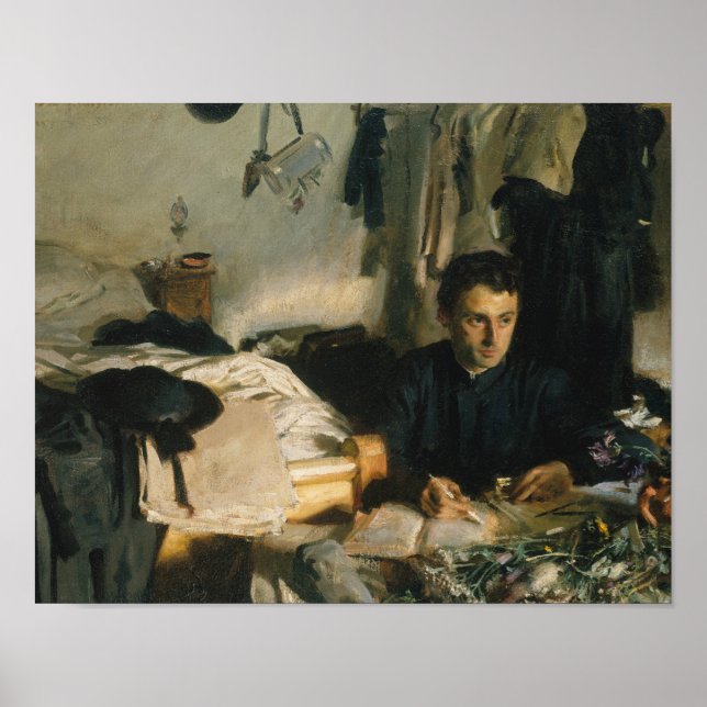 Poster John Singer Sargent - Padre Sebastiano (Frente)