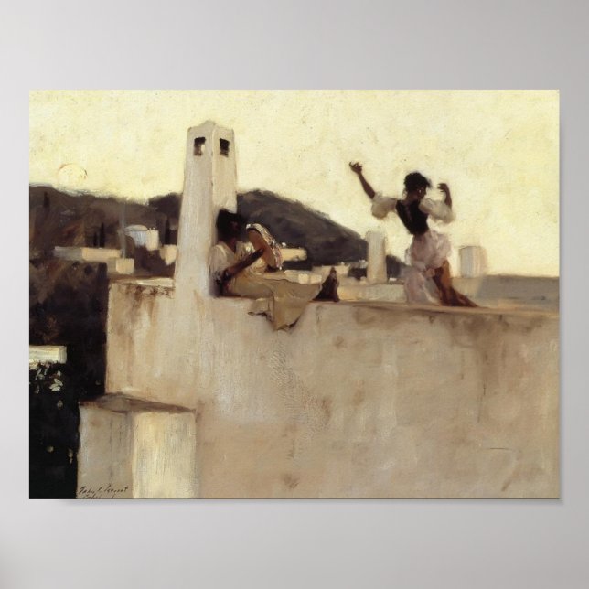 Poster John Singer Sargent- Rosina, Capri (Frente)