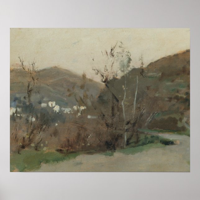Poster John Singer Sargent - Spanish Landscape (Frente)
