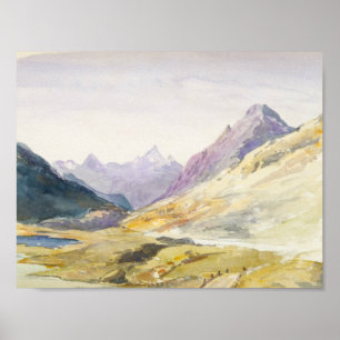 Poster John Singer Sargent - Suiça 1869 Sketchbook