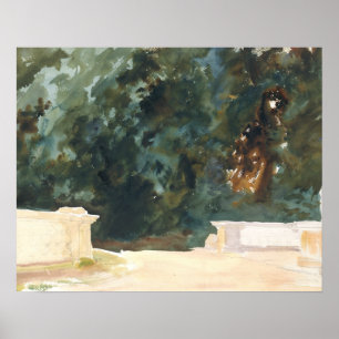 Poster John Singer Sargent - Terrace e Jardins