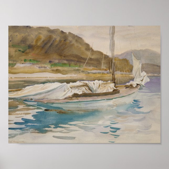 Poster John Singer Sargent - Velas Inativas (Frente)