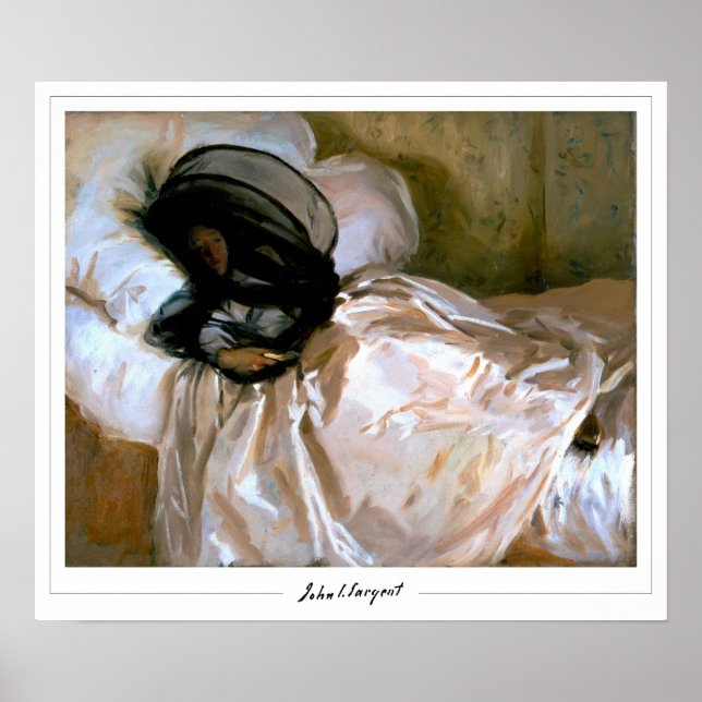 Poster John Singer Sargent Zedign Cartaz de Arte #13-2 (Frente)