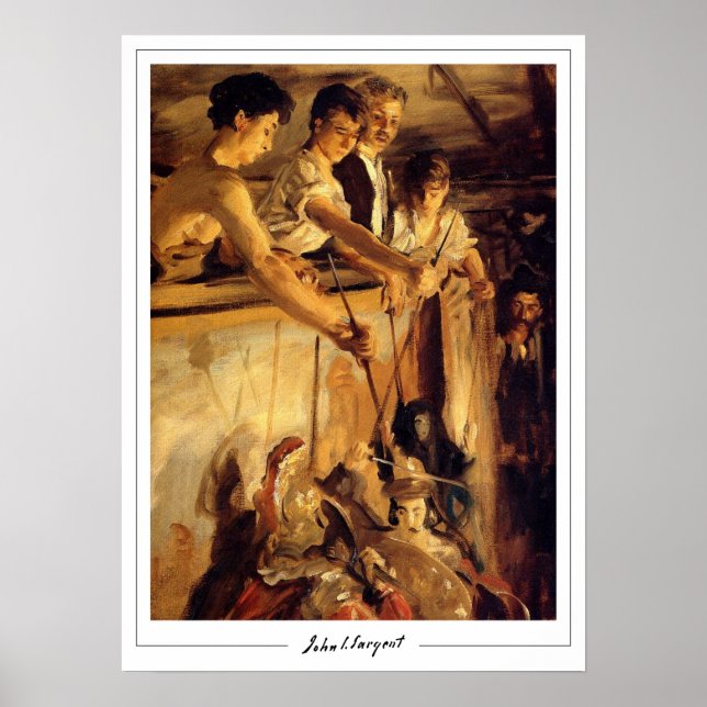 Poster John Singer Sargent Zedign Cartaz de Arte #215-2 (Frente)