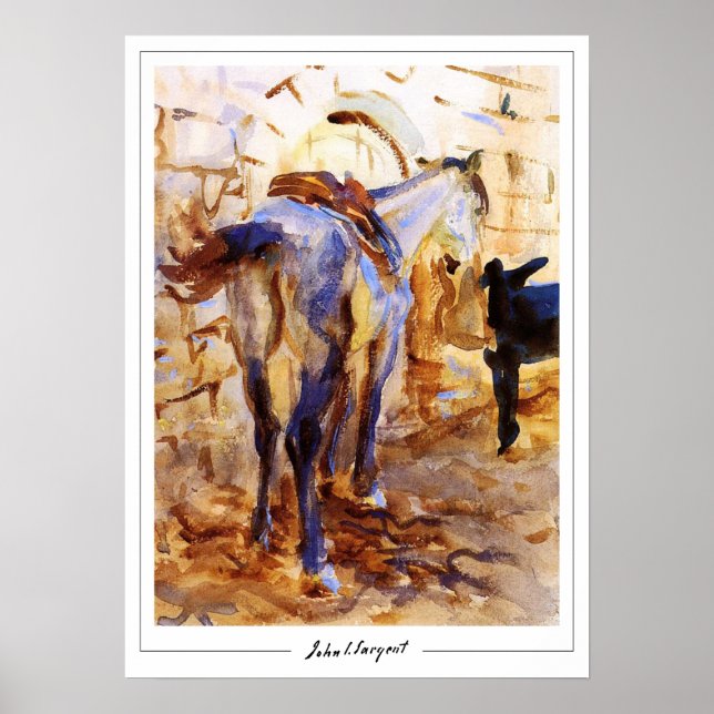 Poster John Singer Sargent Zedign Cartaz de Arte #339 (Frente)