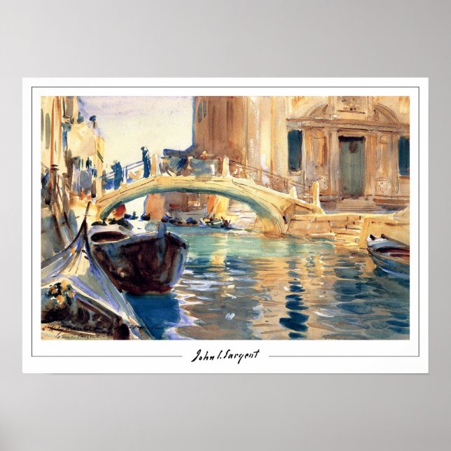 Poster John Singer Sargent Zedign Cartaz de Arte #405-2 (Frente)