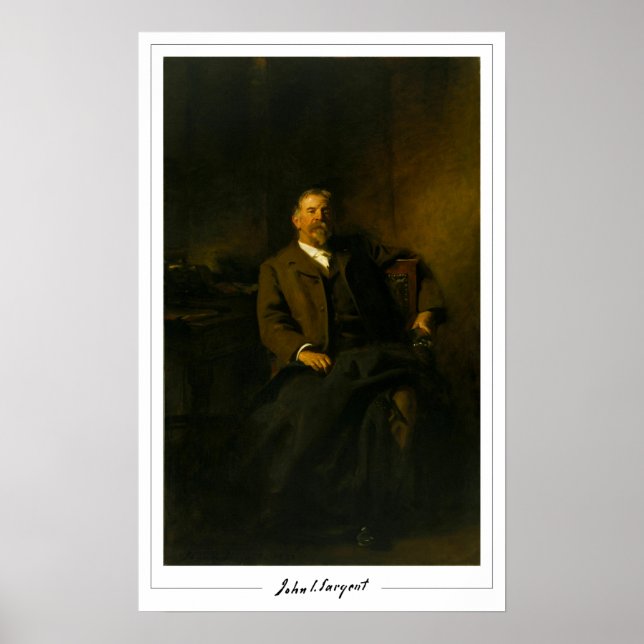 Poster John Singer Sargent Zedign Cartaz de Arte #466-2 (Frente)
