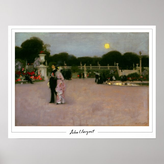 Poster John Singer Sargent Zedign Cartaz de Arte #5-2 (Frente)