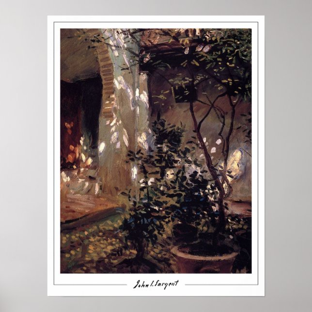 Poster John Singer Sargent Zedign Cartaz de Arte #74-2 (Frente)