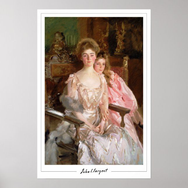 Poster John Singer Sargent Zedign Cartaz de Arte #8-2 (Frente)