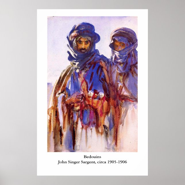 Pôster John Singer Sargent's Bedouins (Frente)